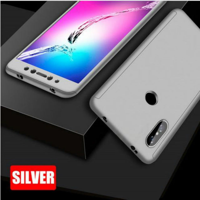 360 Shockproot Full Cover Cases for Xiaomi Redmi Note 7 6 5 K20 Pro Note 4X S2 4 5 6 A 4X for Mi 9 8 SE Lite F1 5X 6X Max2 Max3