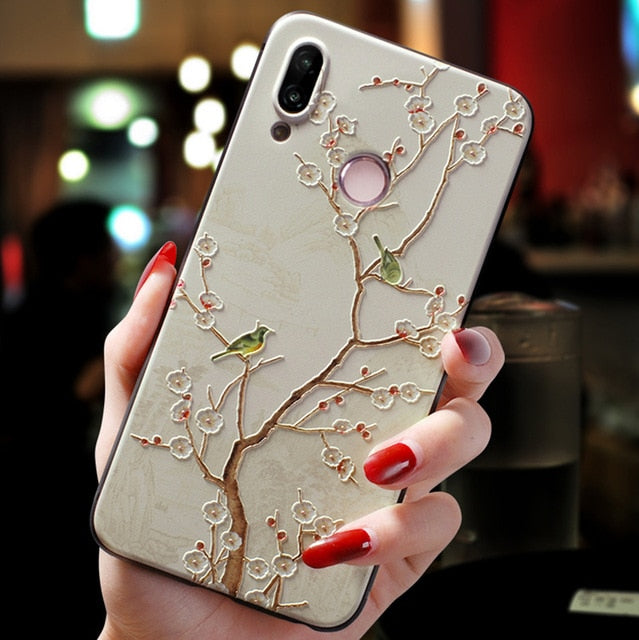 TPU Flower Coque For Xiaomi Redmi S2 5 Plus 4X 6A Note 7 7A 4X 5A 6 K20 Pro Mi 8 9 A1 A2 Lite 6X F1 Cover Case 3D Matte Emboss