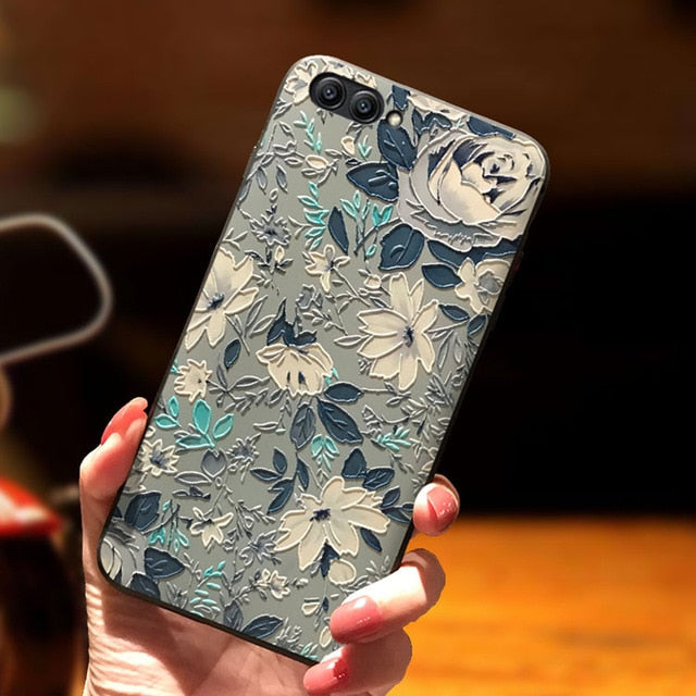 TPU Flower Coque For Xiaomi Redmi S2 5 Plus 4X 6A Note 7 7A 4X 5A 6 K20 Pro Mi 8 9 A1 A2 Lite 6X F1 Cover Case 3D Matte Emboss