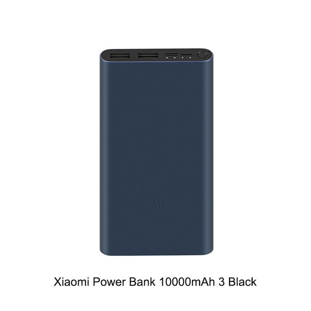 2019 New Xiaomi Mi Power Bank 3 10000 mAh External Battery portable charginQuick Charge 10000mAh Powerbank Supports 18W Charging