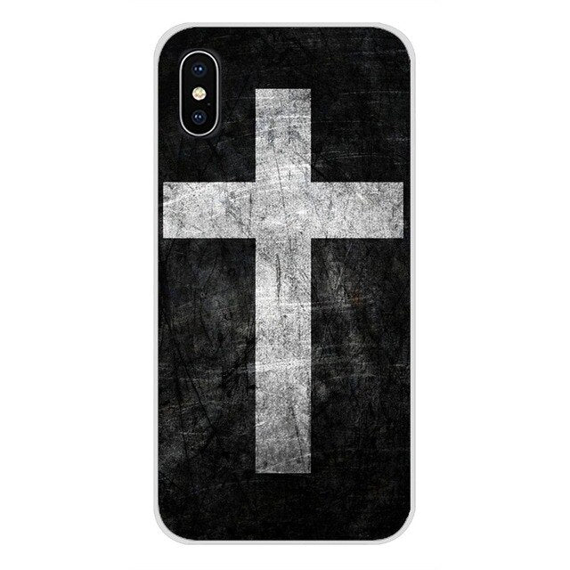 For Xiaomi Redmi 4A S2 Note 3 3S 4 4X 5 Plus 6 7 6A Pro Pocophone F1 Mobile Phone Case Covers Bible Jesus Christ Christian Cross