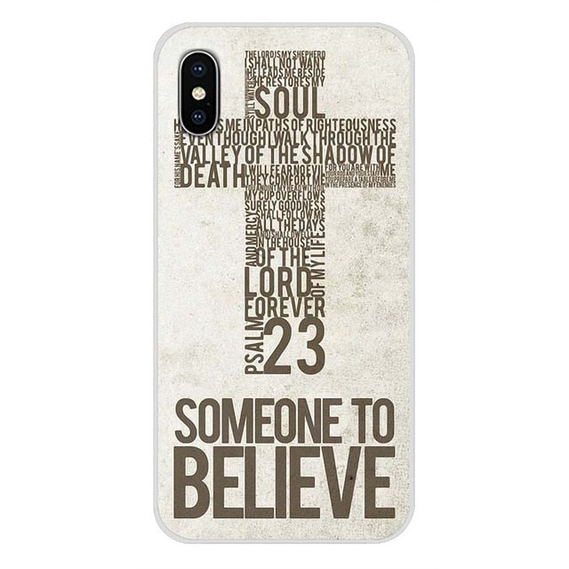 For Xiaomi Redmi 4A S2 Note 3 3S 4 4X 5 Plus 6 7 6A Pro Pocophone F1 Mobile Phone Case Covers Bible Jesus Christ Christian Cross