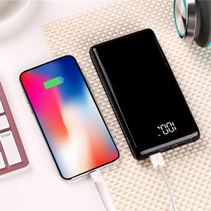 Type C USB Battery Storage Box 6x18650 DIY Mobile Power Bank 5V Dual Mobile Phone Charger Case For IPhone X Samsung S10 Plus