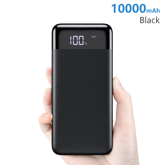 FLOVEME 20000mAh Power Bank 10000mAh Portable External Battery Bank Dual USB Bank Power Fast Charger For iPhone Xiaomi  Samsung