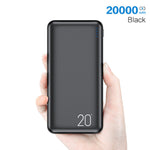 FLOVEME 20000mAh Power Bank 10000mAh Portable External Battery Bank Dual USB Bank Power Fast Charger For iPhone Xiaomi  Samsung