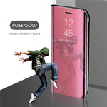 Smart Mirror Flip Case For Xiaomi Redmi Note 8 7 K20 5 6 Pro 8T 8A 4X 7A 5 Plus Mi 10 Note 10 A3 Lite 9 SE 9T Pro CC9e Cover