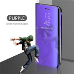 Smart Mirror Flip Case For Xiaomi Redmi Note 8 7 K20 5 6 Pro 8T 8A 4X 7A 5 Plus Mi 10 Note 10 A3 Lite 9 SE 9T Pro CC9e Cover