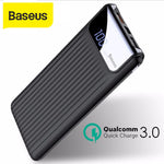 Baseus 10000mAh Power Bank 2A Quick Charger 3.0 Travel Charger Digital Player Powerbank For iPhone Samsung Galaxy S8 S9