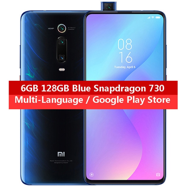 Original Xiaomi Mi 9T 6.39" AMOLED Display Mobile Phone 6GB 64GB Snapdragon 730 48MP AI Camera 4000mAh MIUI 10 Global Version