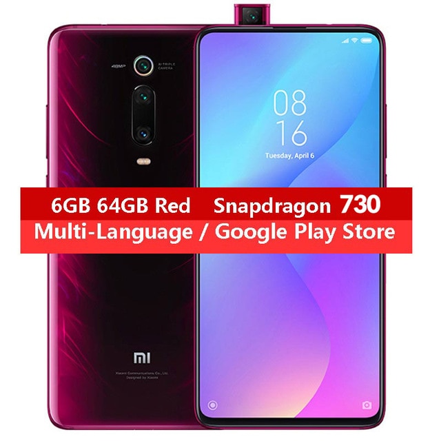 Global Version Xiaomi Mi 9T 48MP AI Rear Pop-up Camera Mobile Phone Snapdragon730 6.39" AMOLED Display MIUI 4000mAh In Stock