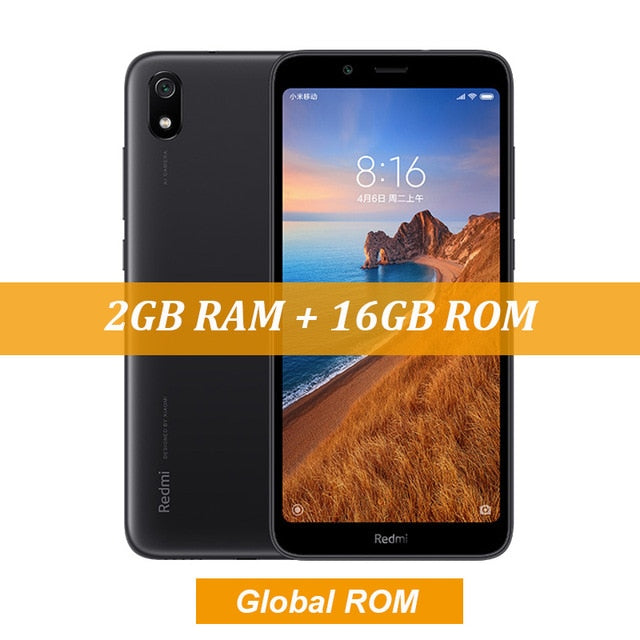 Global ROM Xiaomi Redmi 7A 7 A 2GB 16GB 5.45" HD Snapdargon 439 Octa core Mobile Phone 4000mAh Battery 13MP Camera Smartphone