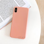 solid color soft silicone tpu case on for xiaomi redmi note 8 7 6 5 pro 8a 7a 8Tmatte back cover xiomi redmi note8 note 8pro