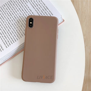 solid color soft silicone tpu case on for xiaomi redmi note 8 7 6 5 pro 8a 7a 8Tmatte back cover xiomi redmi note8 note 8pro