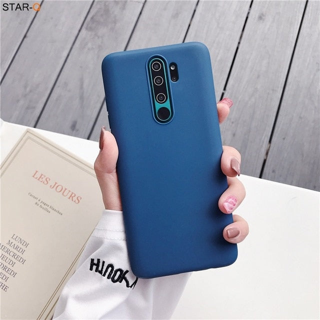 17 candy colors silicone case for xiaomi redmi note 8 pro 8t 7 7a 8a k20 k30 5 6 pro 8 t xiomi matte soft tpu back cover fundas