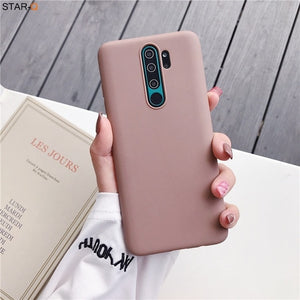 17 candy colors silicone case for xiaomi redmi note 8 pro 8t 7 7a 8a k20 k30 5 6 pro 8 t xiomi matte soft tpu back cover fundas