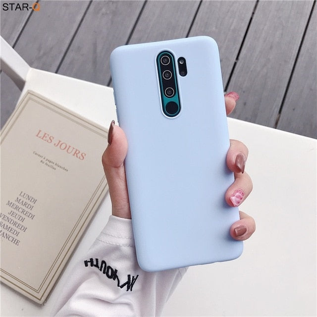 17 candy colors silicone case for xiaomi redmi note 8 pro 8t 7 7a 8a k20 k30 5 6 pro 8 t xiomi matte soft tpu back cover fundas