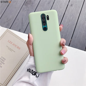 17 candy colors silicone case for xiaomi redmi note 8 pro 8t 7 7a 8a k20 k30 5 6 pro 8 t xiomi matte soft tpu back cover fundas