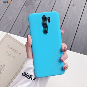 17 candy colors silicone case for xiaomi redmi note 8 pro 8t 7 7a 8a k20 k30 5 6 pro 8 t xiomi matte soft tpu back cover fundas