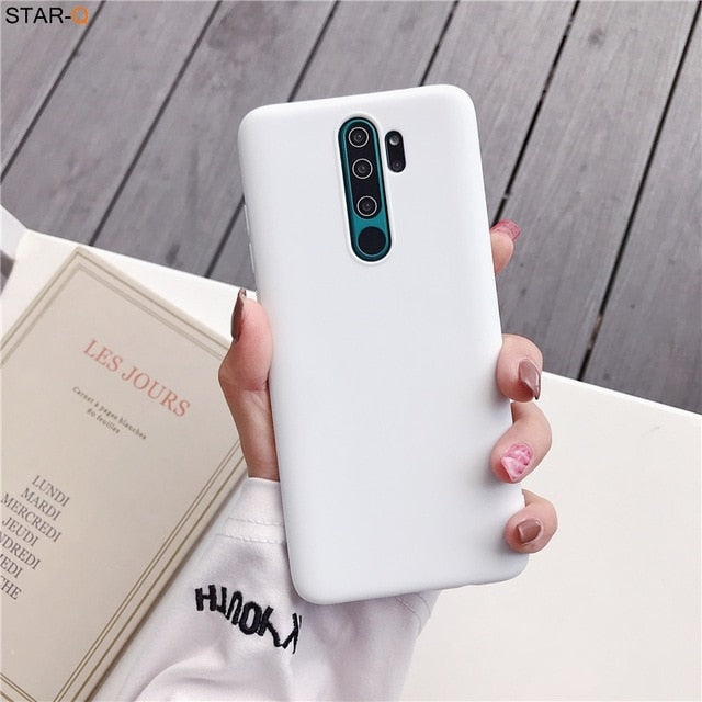 17 candy colors silicone case for xiaomi redmi note 8 pro 8t 7 7a 8a k20 k30 5 6 pro 8 t xiomi matte soft tpu back cover fundas