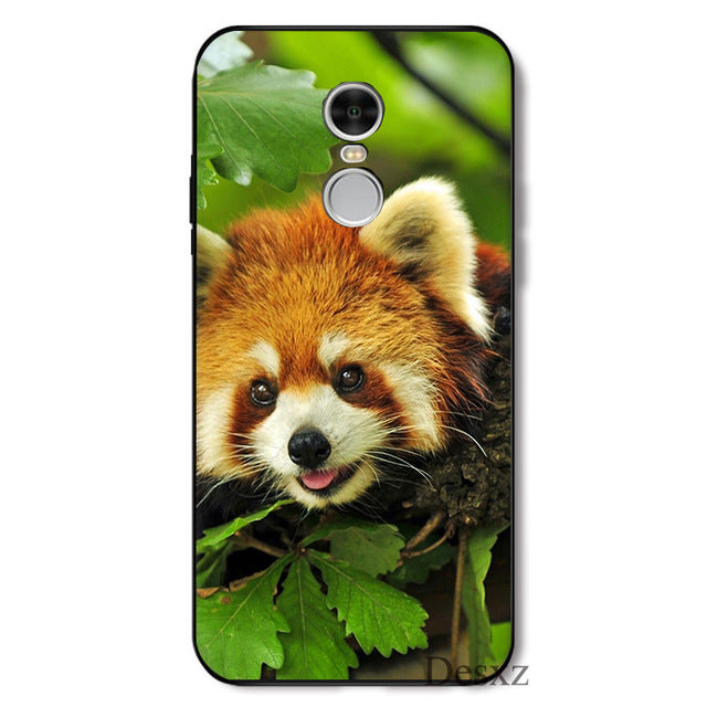 Mobile Phone Case Raccoon Unique Design For Xiaomi Redmi Note 4 4A 4X 5 5A 6 7 GO S2 6A Pro Plus Prime Cover