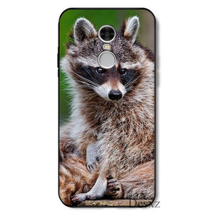 Mobile Phone Case Raccoon Unique Design For Xiaomi Redmi Note 4 4A 4X 5 5A 6 7 GO S2 6A Pro Plus Prime Cover