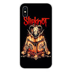 For Xiaomi Redmi 4A S2 Note 3 3S 4 4X 5 Plus 6 7 6A Pro Pocophone F1 Mobile Phone Case Cover Punk Rock Slipknot Heavy Metal Band