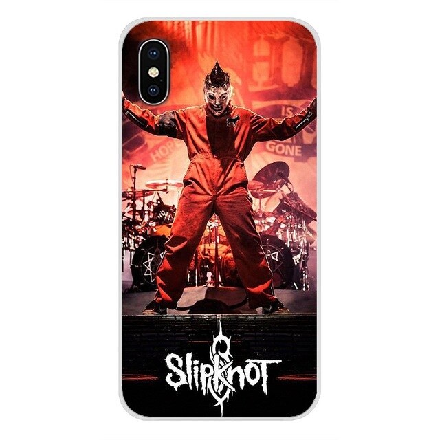 For Xiaomi Redmi 4A S2 Note 3 3S 4 4X 5 Plus 6 7 6A Pro Pocophone F1 Mobile Phone Case Cover Punk Rock Slipknot Heavy Metal Band