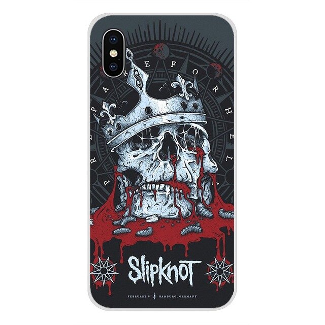 For Xiaomi Redmi 4A S2 Note 3 3S 4 4X 5 Plus 6 7 6A Pro Pocophone F1 Mobile Phone Case Cover Punk Rock Slipknot Heavy Metal Band