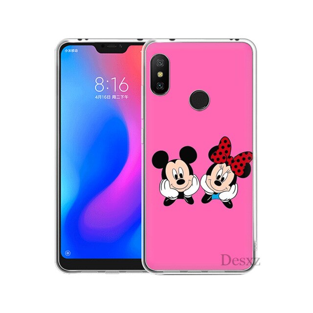 Mobile Phone Case For Redmi 3S 3 4 6 4A 4X 5A 7 7A K20 GO Pro Plus Hard Cover Mickey Mouse Cool Shell