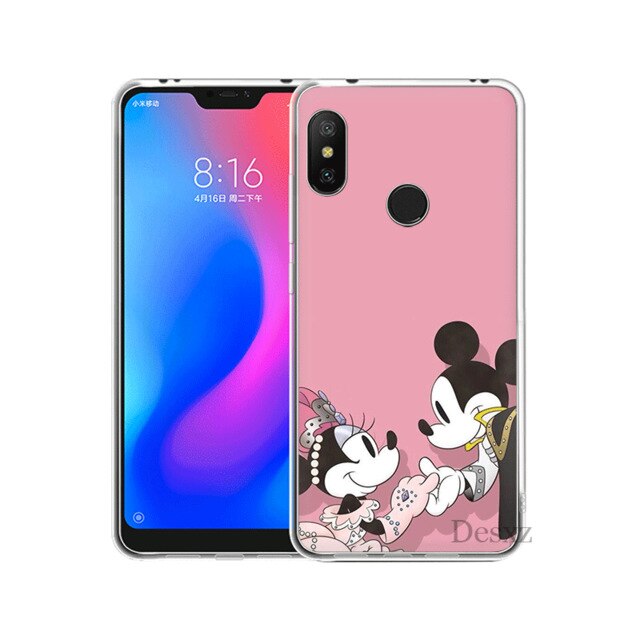 Mobile Phone Case For Redmi 3S 3 4 6 4A 4X 5A 7 7A K20 GO Pro Plus Hard Cover Mickey Mouse Cool Shell