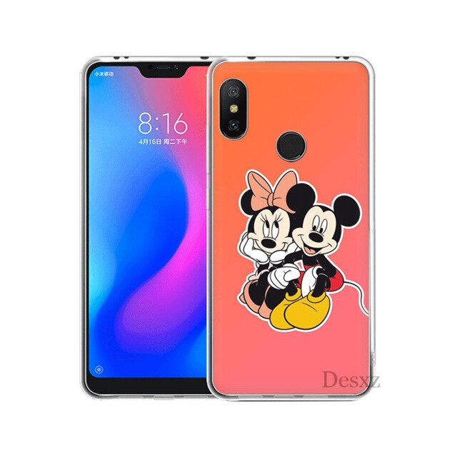 Mobile Phone Case For Redmi 3S 3 4 6 4A 4X 5A 7 7A K20 GO Pro Plus Hard Cover Mickey Mouse Cool Shell