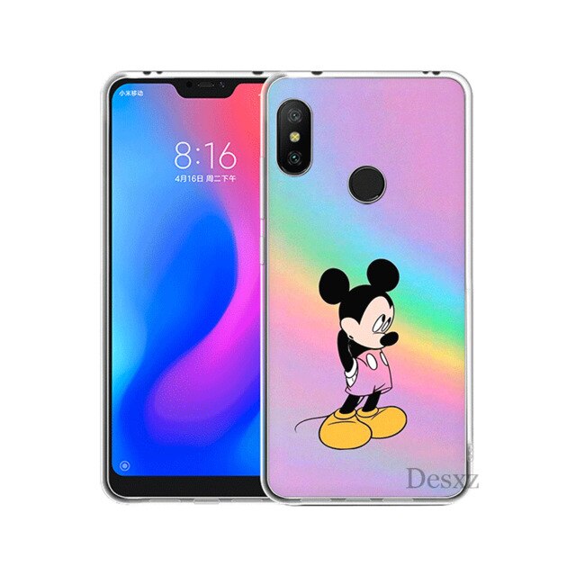 Mobile Phone Case For Redmi 3S 3 4 6 4A 4X 5A 7 7A K20 GO Pro Plus Hard Cover Mickey Mouse Cool Shell