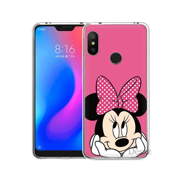 Mobile Phone Case For Redmi 3S 3 4 6 4A 4X 5A 7 7A K20 GO Pro Plus Hard Cover Mickey Mouse Cool Shell