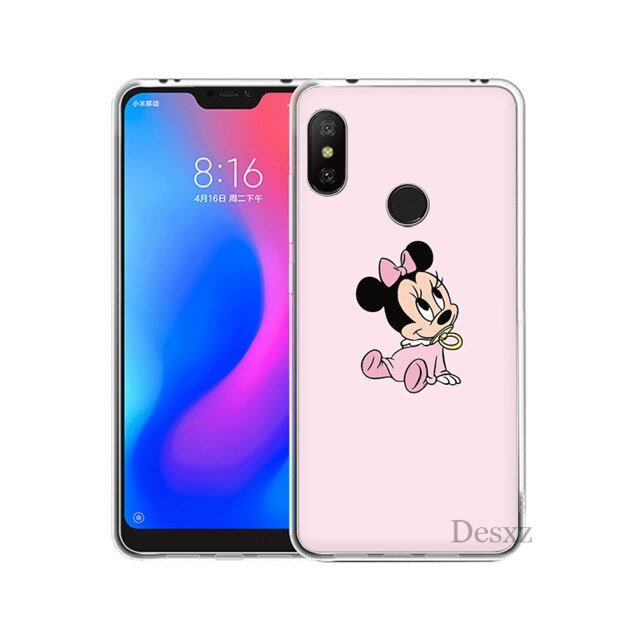 Mobile Phone Case For Redmi 3S 3 4 6 4A 4X 5A 7 7A K20 GO Pro Plus Hard Cover Mickey Mouse Cool Shell