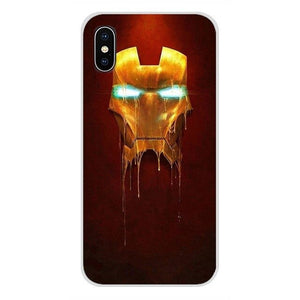 For Xiaomi Mi4 Mi5 Mi5S Mi6 Mi A1 A2 5X 6X 8 9 Lite SE Pro Mi Max Mix 2 3 2S Tony Stark Marvel Iron Man Mobile Phone Shell Cover