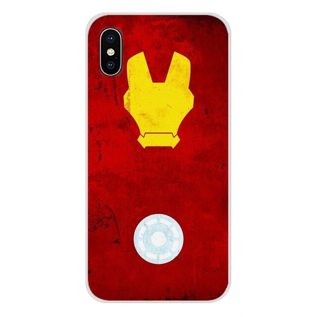 For Xiaomi Mi4 Mi5 Mi5S Mi6 Mi A1 A2 5X 6X 8 9 Lite SE Pro Mi Max Mix 2 3 2S Tony Stark Marvel Iron Man Mobile Phone Shell Cover