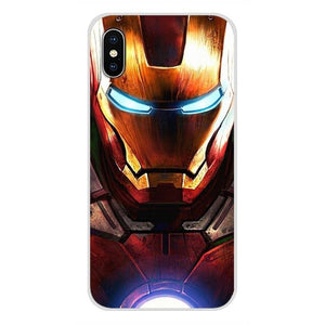 For Xiaomi Mi4 Mi5 Mi5S Mi6 Mi A1 A2 5X 6X 8 9 Lite SE Pro Mi Max Mix 2 3 2S Tony Stark Marvel Iron Man Mobile Phone Shell Cover