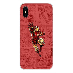 For Xiaomi Mi4 Mi5 Mi5S Mi6 Mi A1 A2 5X 6X 8 9 Lite SE Pro Mi Max Mix 2 3 2S Tony Stark Marvel Iron Man Mobile Phone Shell Cover