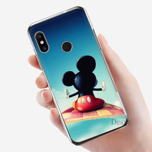 Silicone Mobile Phone Case For Xiaomi Redmi GO 7 S2 4A 4X 5 5A Plus 6 6A 7A K20 Pro Cover Protection Mickey Y Minnie