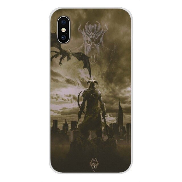 For Xiaomi Mi4 Mi5 Mi5S Mi6 Mi A1 A2 5X 6X 8 9 Lite SE Pro Mi Max Mix 2 3 2S Mobile Phone Case Covers The Elder Scrolls V Skyrim