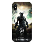 For Xiaomi Mi4 Mi5 Mi5S Mi6 Mi A1 A2 5X 6X 8 9 Lite SE Pro Mi Max Mix 2 3 2S Mobile Phone Case Covers The Elder Scrolls V Skyrim