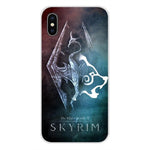 For Xiaomi Mi4 Mi5 Mi5S Mi6 Mi A1 A2 5X 6X 8 9 Lite SE Pro Mi Max Mix 2 3 2S Mobile Phone Case Covers The Elder Scrolls V Skyrim