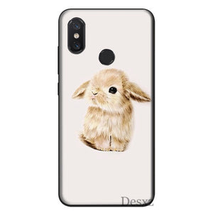 Silicone Mobile Phone Case For Xiaomi Redmi K30 PocoX2 8A 7A K20 GO 7 S2 4A 4X 5 5A Plus 6 6A Pro Cover Cute Bunny