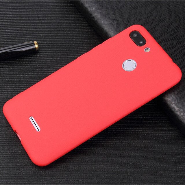 Candy Color Silicone Mobile Phone Case for Xiaomi Redmi 4A 5A 4X 5X A1 Y1 Redmi Note 4 5 Pro 5 Plus Soft TPU Back Cover Coque