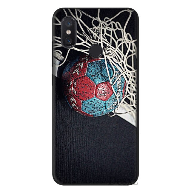 Mobile Cell Phone Case for Xiaomi Redmi 4A 4X 5 5A Plus 6 6A 7 7A 8A S2 K20 Pro Cover Cute Handball