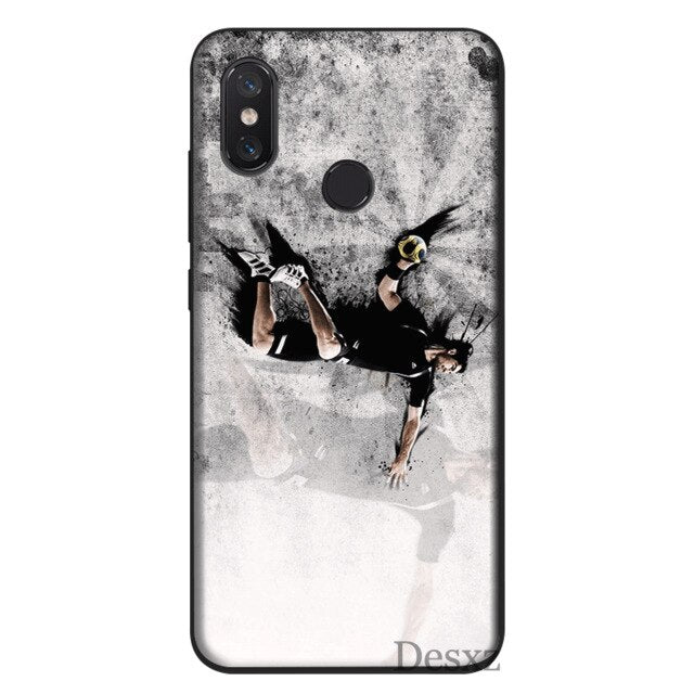 Mobile Cell Phone Case for Xiaomi Redmi 4A 4X 5 5A Plus 6 6A 7 7A 8A S2 K20 Pro Cover Cute Handball