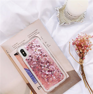 Liquid Glitter Quicksand Case For Xiaomi Redmi Note 5A 7A 4X 4 5 Plus 6 6A 7 8 9T K20 Pro F1 5X A1 6X A2 8 9 SE Lite Cover Case