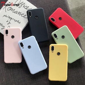 Candy Solid Color Silicone Case For Xiaomi Redmi Note 8 7 7A 6 6A 5 5A 4 4X K20 Pro Go Coque Fashion Matte Soft TPU Phone Cover