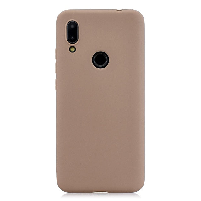 Candy Solid Color Silicone Case For Xiaomi Redmi Note 8 7 7A 6 6A 5 5A 4 4X K20 Pro Go Coque Fashion Matte Soft TPU Phone Cover