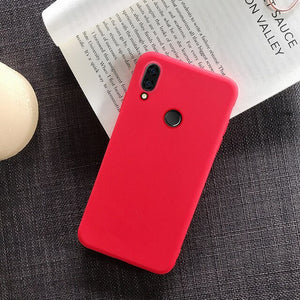 Candy Solid Color Silicone Case For Xiaomi Redmi Note 8 7 7A 6 6A 5 5A 4 4X K20 Pro Go Coque Fashion Matte Soft TPU Phone Cover